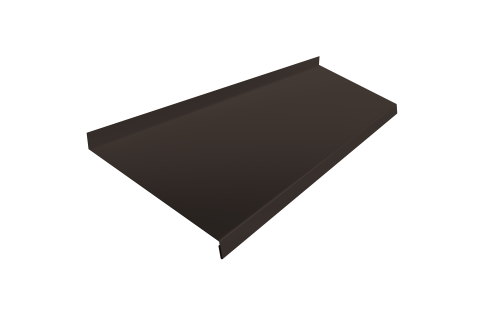 Отлив простой 200 0,45 Drap RR 32 темно-коричневый (2м)
