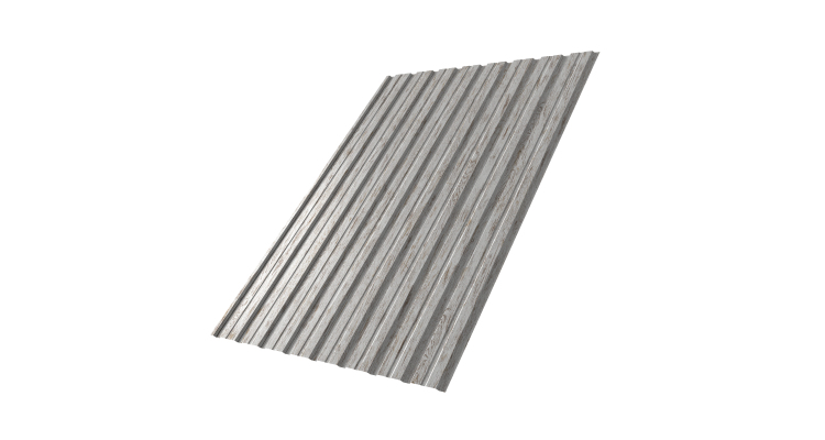 Профнастил С10В 0.45 Print Elite Snow Wood TwinColor