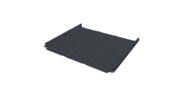 Кликфальц Pro Line Grand Line 0,45 PE с пленкой на замках RAL 7024 мокрый асфальт