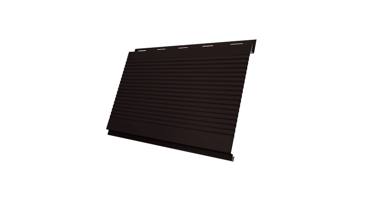 Вертикаль 0,2 gofr 0.45 Drap с пленкой RAL 9005 черный