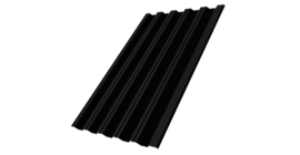 Профнастил HC35R 0.45 PE-Double RAL 9005 черный