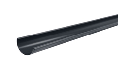 Желоб полукруглый 150 мм 3 м Мatt RAL 7024 мокрый асфальт