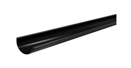 Желоб полукруглый 150 мм 3 м Мatt RAL 9005 черный