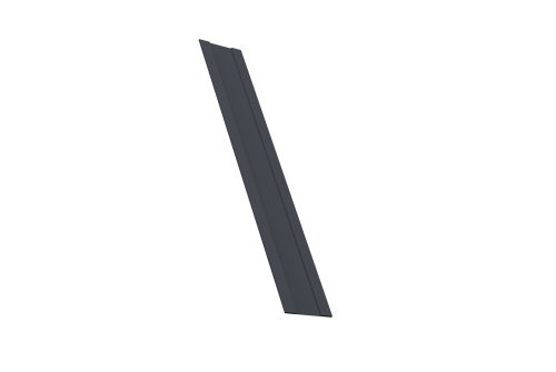 Крепежная планка жалюзи Milan, Milan Slim, Tokyo 0,45 PE-Double RAL 7024 мокрый асфальт (3м)