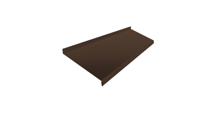 Отлив простой 200 0,45 Drap TwinColor RAL 8017 шоколад (2м)
