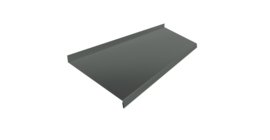 Отлив простой 250 0,45 PE с пленкой RAL 7005 мышино-серый (3м)