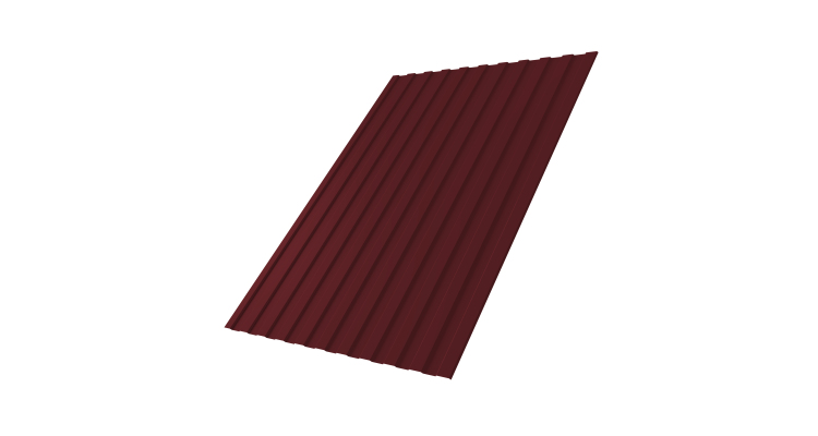 Профнастил С8A 0,45 Drap TR RAL 3005 красное вино