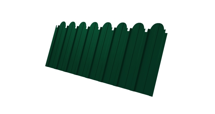 Профнастил C10A фигурный 0.4 PE RAL 6005 зеленый мох