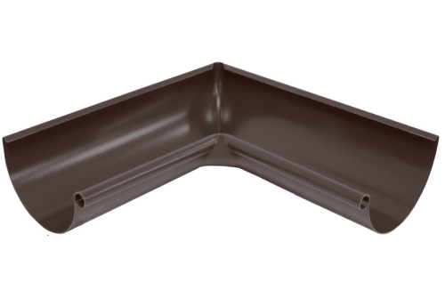 Угол желоба внутренний 90 гр 125 мм Мatt RAL 8017 шоколад