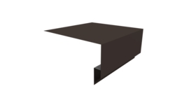 Планка околооконная сложная Блок-хаус new 200х75х27 0,5 Drap RR 32 темно-коричневый (3м)