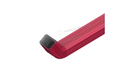 Труба водосточная с коленом Металл Профиль БЮДЖЕТ 76х102х3000 RAL 3005