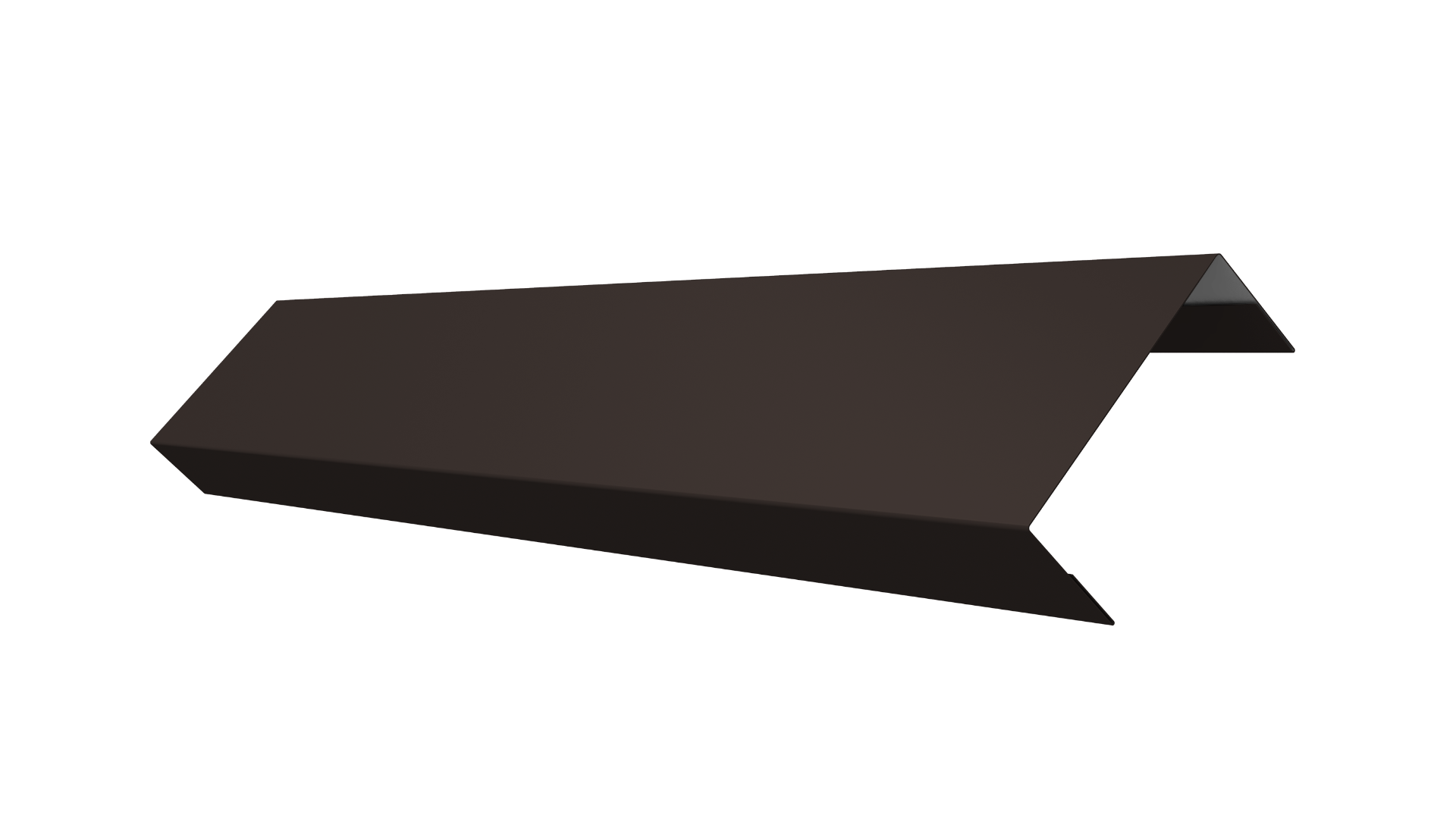 Ламель лицевая 50 забора жалюзи Texas 0.5 Satin Matt с пленкой RR 32 темно-коричневый