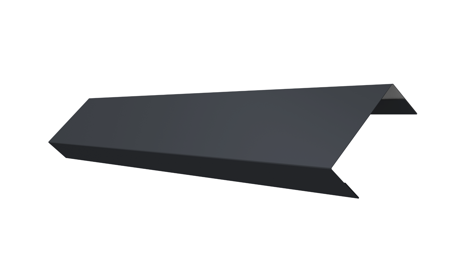 Ламель обратная 50 забора жалюзи Texas 0.45 Drap TX RAL 7024 мокрый асфальт