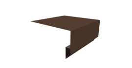 Планка околооконная сложная Экобрус Grand Line 200х75х25 0,45 Drap TR RAL 8017 шоколад (3м)