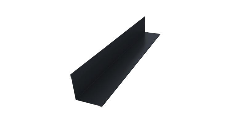 Угол внутренний 50х50 0,45 Drap TX RAL 7024 мокрый асфальт (2м)