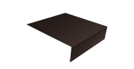 Планка лобовая/околооконная простая 190х50 0,5 Drap TX RR 32 темно-коричневый (3м)