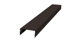 Крышка 30х20 жалюзи Texas 0,45 PE RR 32 темно-коричневый (2,5м)