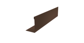 Нащельник 150 Texas 25х35 0,45 Drap TwinColor RAL 8017 шоколад (L1,5)