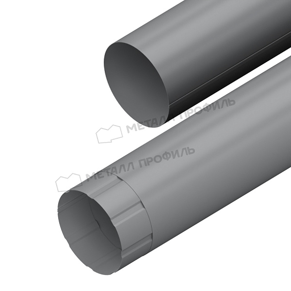 Труба водосточная Металл Профиль ПРОЕКТ D150х1000 Ral 7004