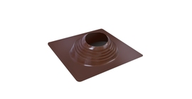 Проходной элемент MF CN угловой №5 (200-275мм) +240 силиконовый (металлический окрашенный фланец) коричневый