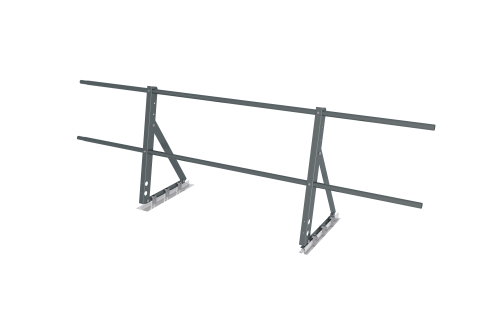 Ограждение кровельное на фальц Optima 0,65х2м RAL 7005