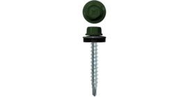Саморез кровельный Daxmer 4,8х35 RAL 6002 (250) сверло №1